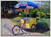 Commercial hot dog bike